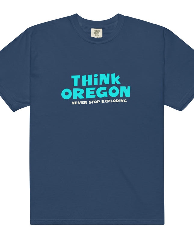 Think Oregon - Unisex garment-dyed heavyweight t-shirt