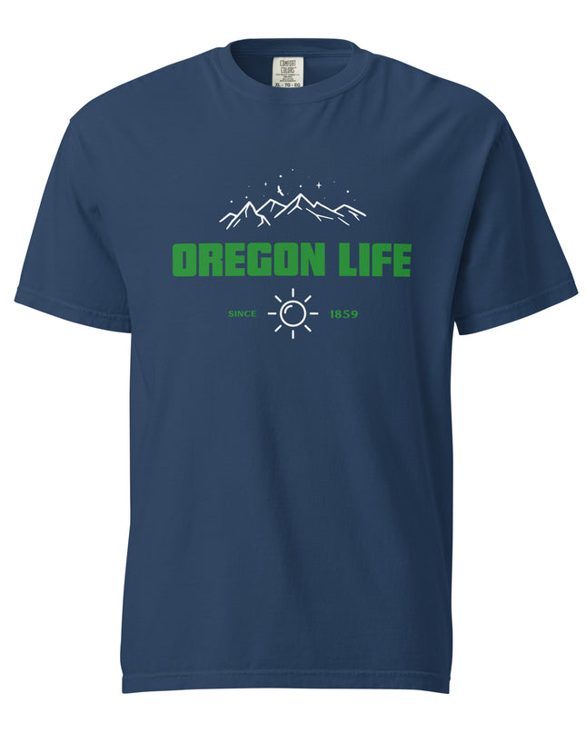 Oregon Life - Unisex garment-dyed heavyweight t-shirt