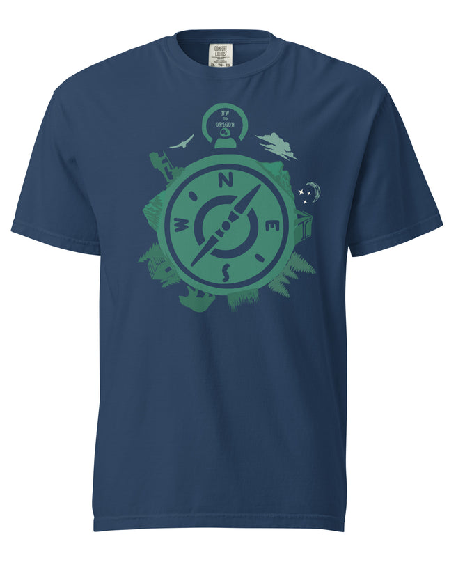 NW to Oregon - Unisex garment-dyed heavyweight t-shirt