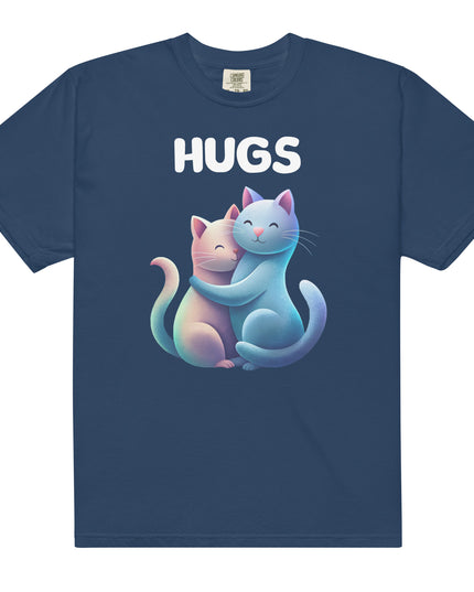 HUGS - CATS - Comfort Colors - Unisex garment-dyed heavyweight t-shirt