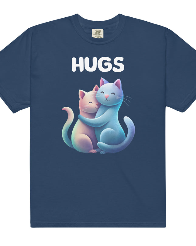 HUGS - CATS - Comfort Colors - Unisex garment-dyed heavyweight t-shirt