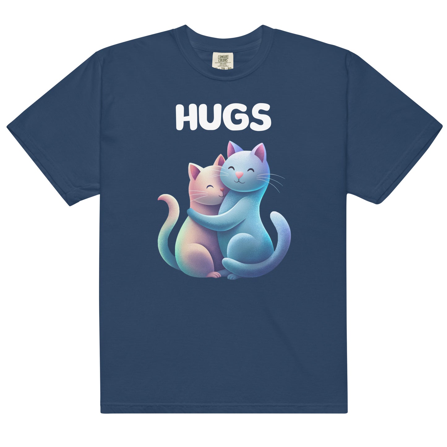HUGS - CATS - Comfort Colors - Unisex garment-dyed heavyweight t-shirt