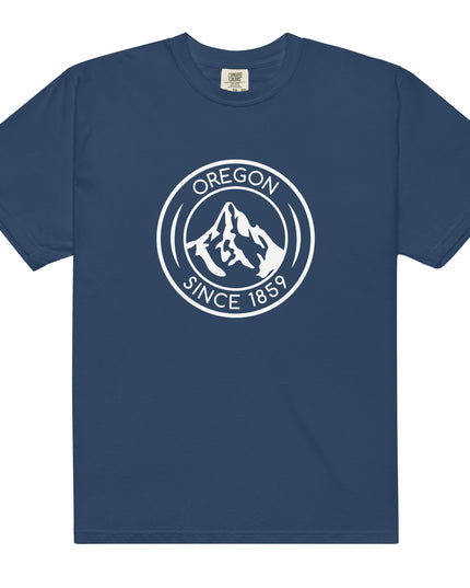 OREGON SINCE 1859 - WHITE - Comfort Color - Unisex garment-dyed heavyweight t-shirt
