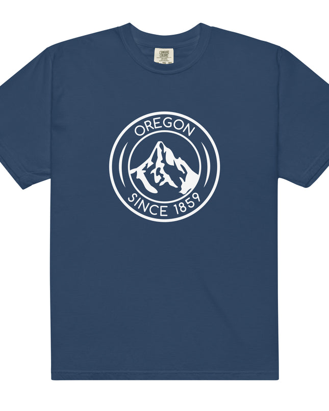 OREGON SINCE 1859 - WHITE - Comfort Color - Unisex garment-dyed heavyweight t-shirt
