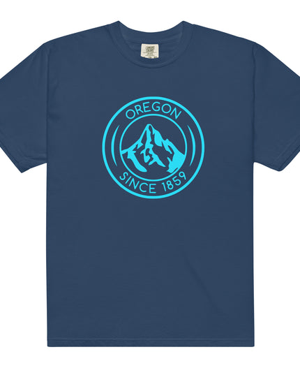 OREGON SINCE 1859 - AQUA - Comfort Colors - Unisex garment-dyed heavyweight t-shirt
