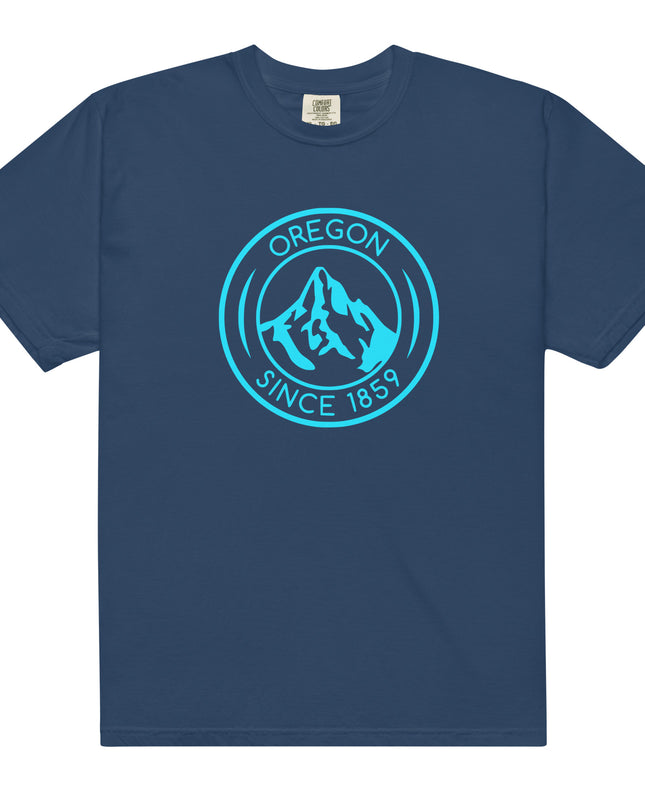OREGON SINCE 1859 - AQUA - Comfort Colors - Unisex garment-dyed heavyweight t-shirt
