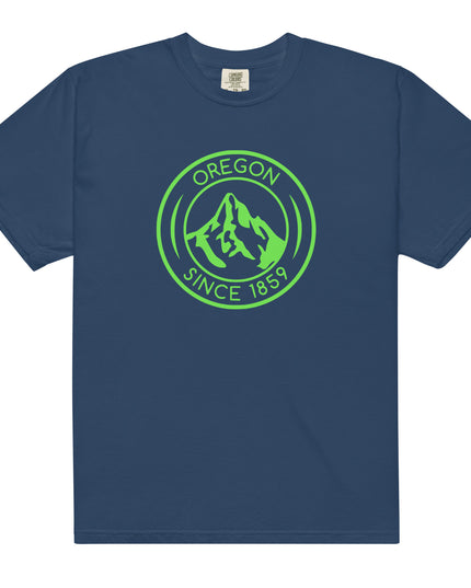 OREGON SINCE 1859 - LIME - Comfort Colors - Unisex garment-dyed heavyweight t-shirt