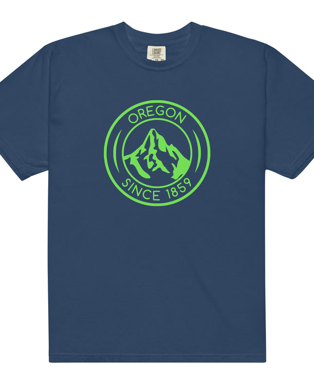 OREGON SINCE 1859 - LIME - Comfort Colors - Unisex garment-dyed heavyweight t-shirt