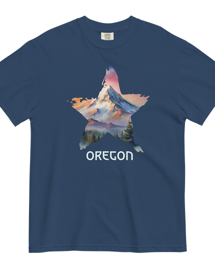 OREGON STAR - COMFOR COLORS - Unisex garment-dyed heavyweight t-shirt