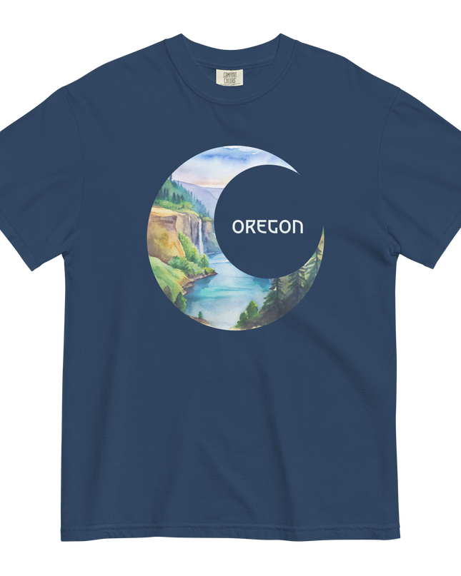 OREGON MOON- COMFORT COLORS - Unisex garment-dyed heavyweight t-shirt