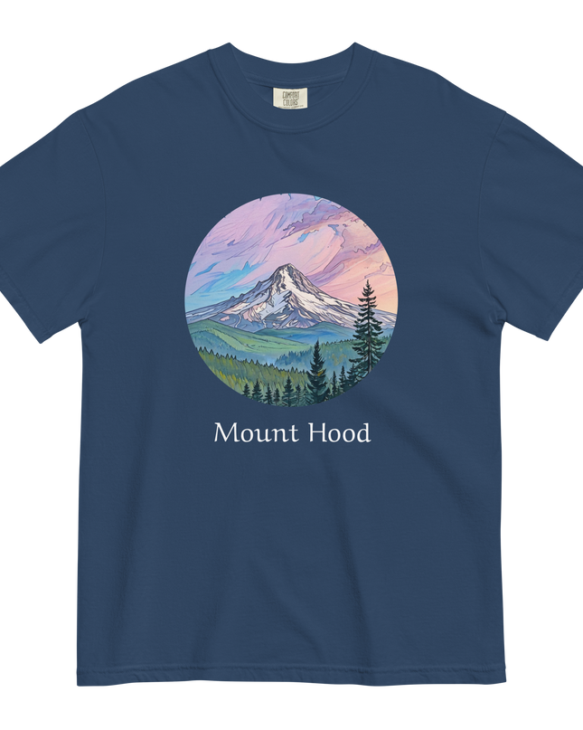 MOUNT HOOD - COMFORT COLORS - Unisex garment-dyed heavyweight t-shirt