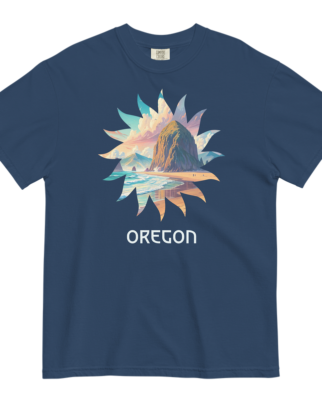 OREGON BEACHES - COMFORT COLORS - Unisex garment-dyed heavyweight t-shirt