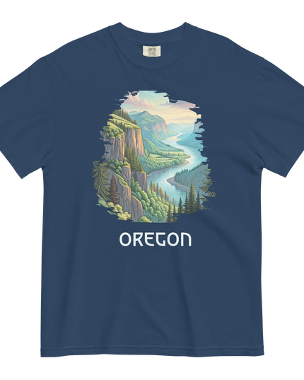 OREGON GORGE - COMFORT COLORS - Unisex garment-dyed heavyweight t-shirt