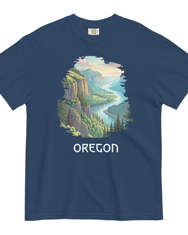 OREGON GORGE - COMFORT COLORS - Unisex garment-dyed heavyweight t-shirt