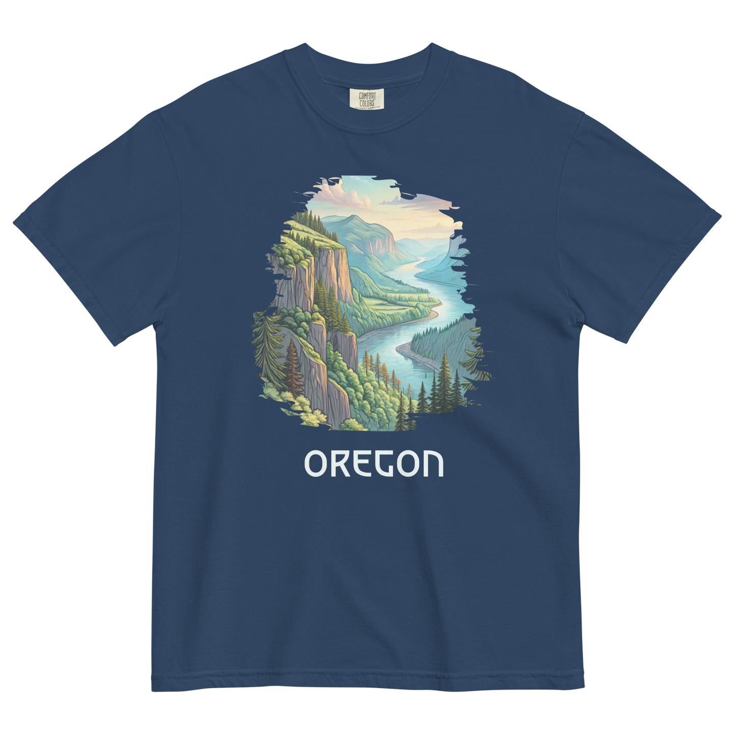 OREGON GORGE - COMFORT COLORS - Unisex garment-dyed heavyweight t-shirt