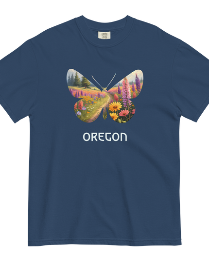 OREGON WILD FLOWERS - COMFORT COLORS - Unisex garment-dyed heavyweight t-shirt