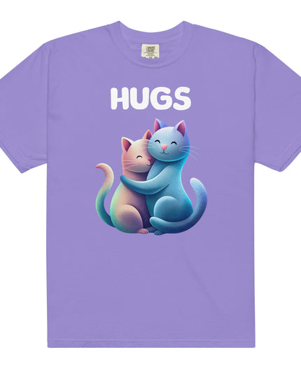 HUGS - CATS - Comfort Colors - Unisex garment-dyed heavyweight t-shirt