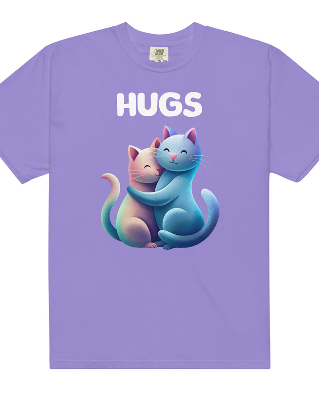 HUGS - CATS - Comfort Colors - Unisex garment-dyed heavyweight t-shirt