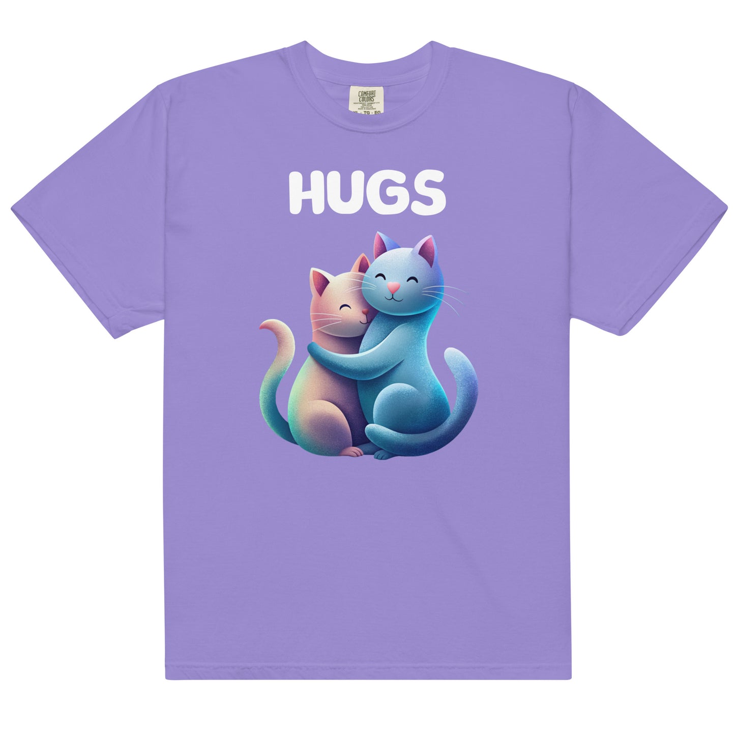 HUGS - CATS - Comfort Colors - Unisex garment-dyed heavyweight t-shirt