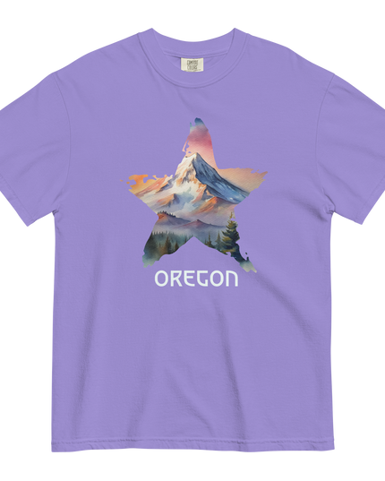 OREGON STAR - COMFOR COLORS - Unisex garment-dyed heavyweight t-shirt