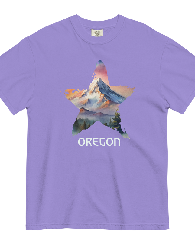 OREGON STAR - COMFOR COLORS - Unisex garment-dyed heavyweight t-shirt