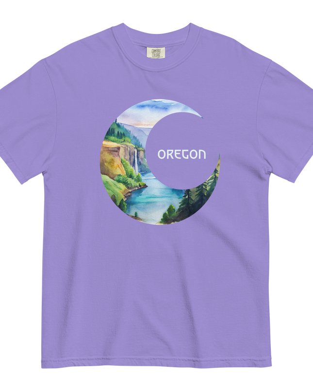 OREGON MOON- COMFORT COLORS - Unisex garment-dyed heavyweight t-shirt