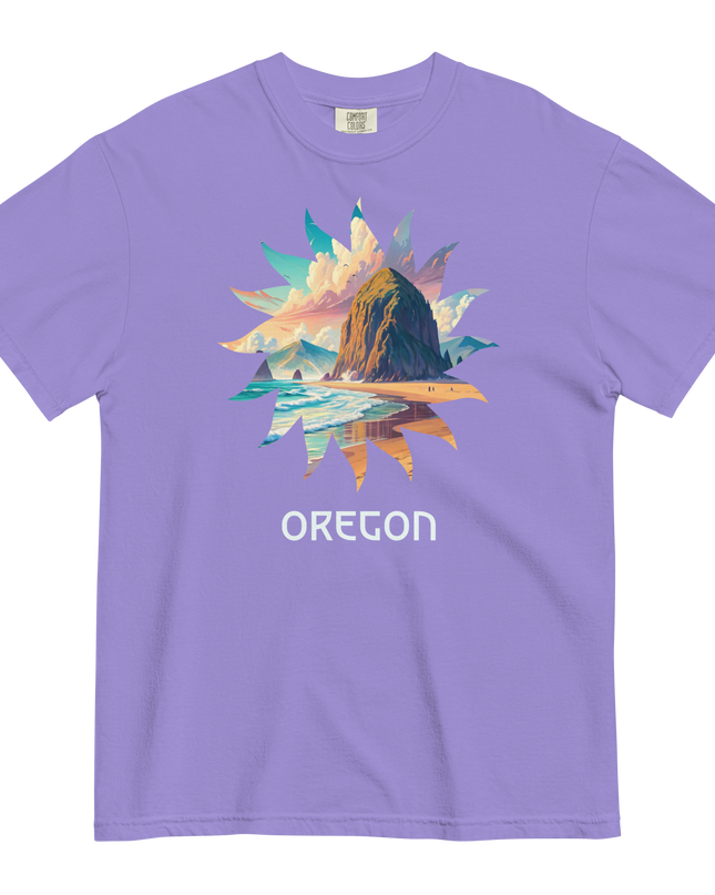 OREGON BEACHES - COMFORT COLORS - Unisex garment-dyed heavyweight t-shirt