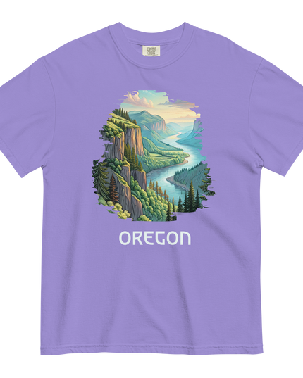 OREGON GORGE - COMFORT COLORS - Unisex garment-dyed heavyweight t-shirt