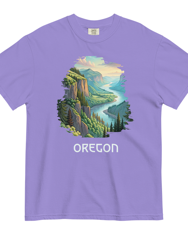 OREGON GORGE - COMFORT COLORS - Unisex garment-dyed heavyweight t-shirt