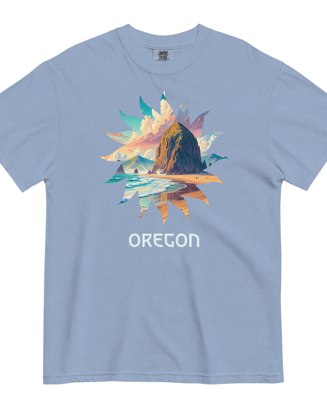 OREGON BEACHES - COMFORT COLORS - Unisex garment-dyed heavyweight t-shirt