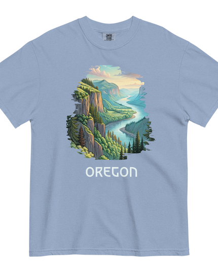 OREGON GORGE - COMFORT COLORS - Unisex garment-dyed heavyweight t-shirt
