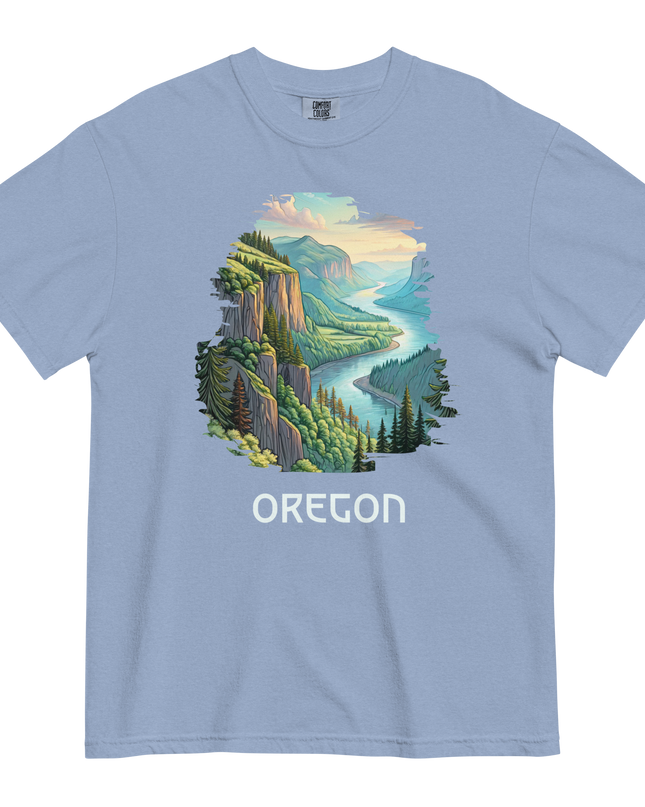 OREGON GORGE - COMFORT COLORS - Unisex garment-dyed heavyweight t-shirt