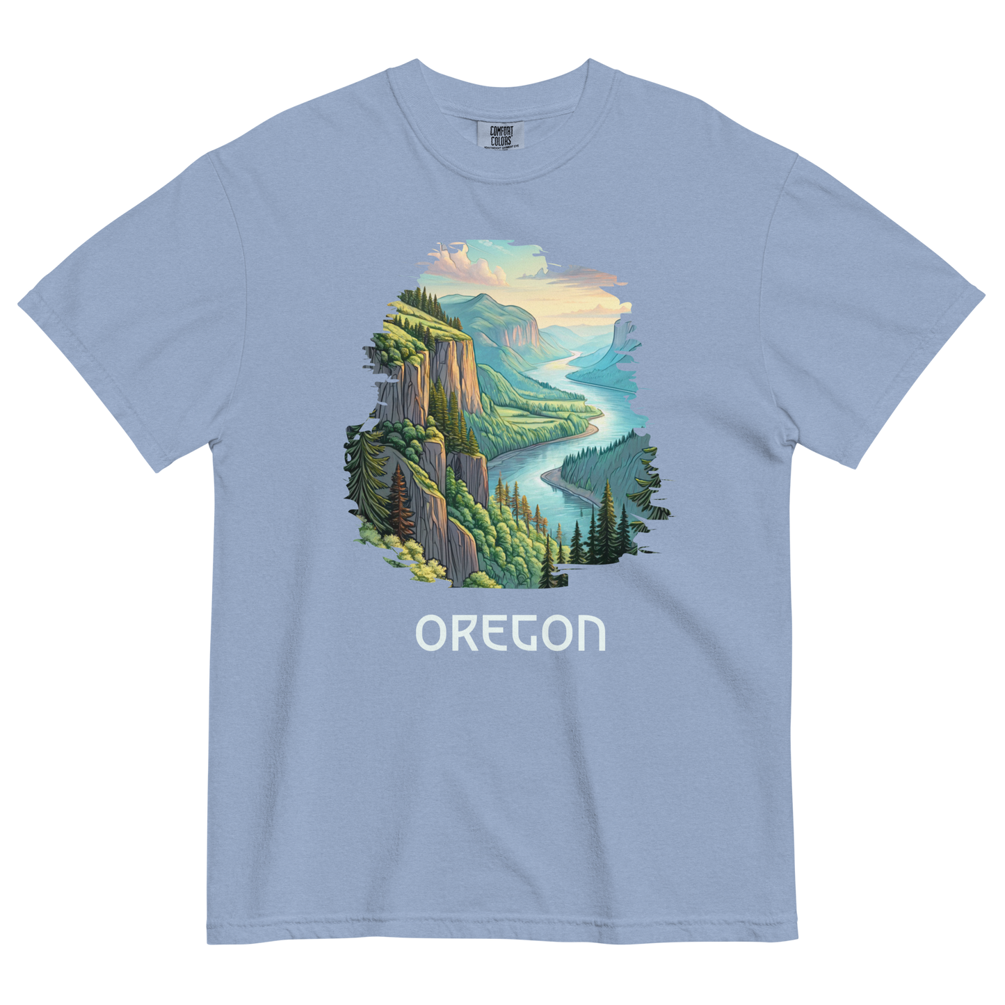 OREGON GORGE - COMFORT COLORS - Unisex garment-dyed heavyweight t-shirt