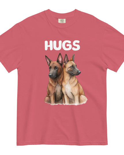HUGS - Belgian Malinois - Comfort Colors - Unisex garment-dyed heavyweight t-shirt