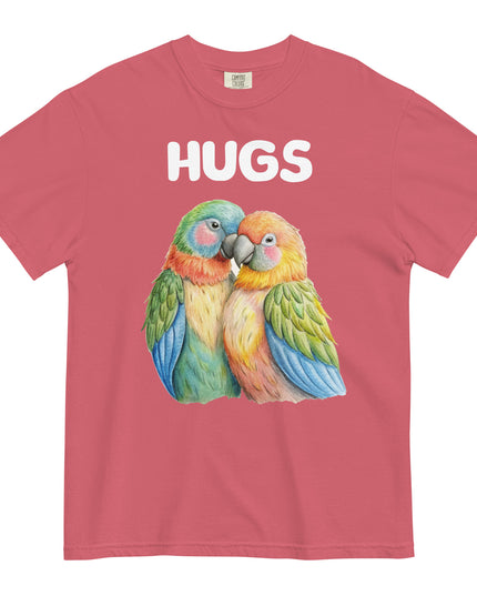 HUGS - Parrots - Comfort Colors - Unisex garment-dyed heavyweight t-shirt