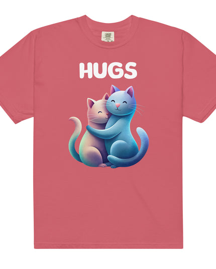 HUGS - CATS - Comfort Colors - Unisex garment-dyed heavyweight t-shirt