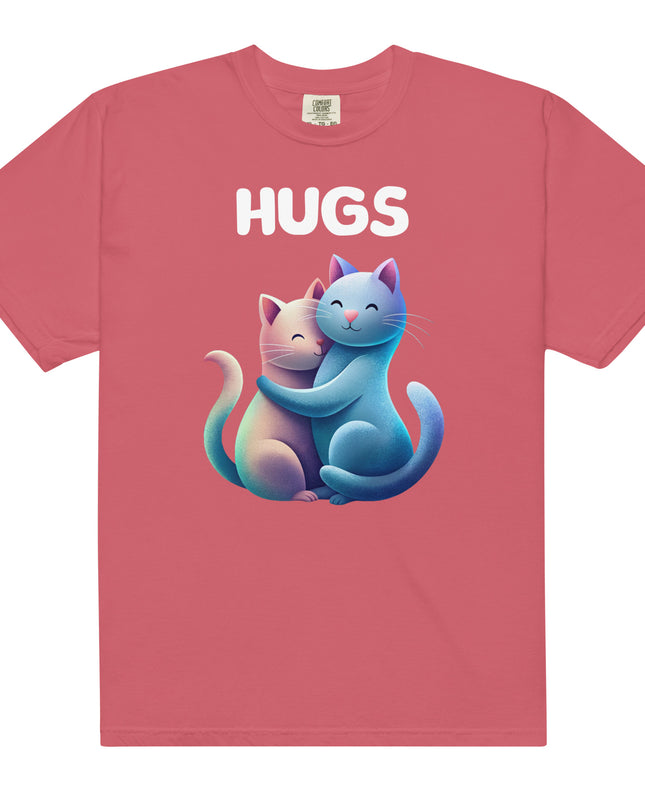 HUGS - CATS - Comfort Colors - Unisex garment-dyed heavyweight t-shirt