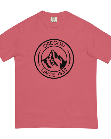 OREGON SINCE 1859 - BLACK - Comfort Colors - Unisex garment-dyed heavyweight t-shirt