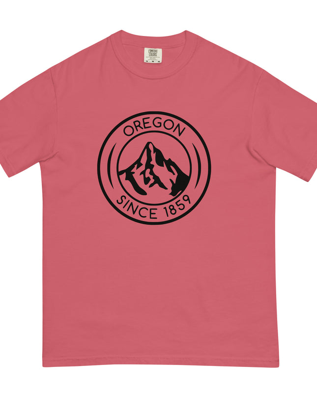 OREGON SINCE 1859 - BLACK - Comfort Colors - Unisex garment-dyed heavyweight t-shirt