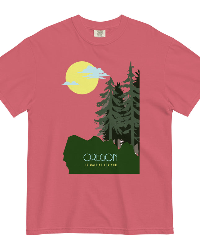 OREGON IS WAITING FOR YOU - Comfort Colors - Unisex garment-dyed heavyweight t-shirt