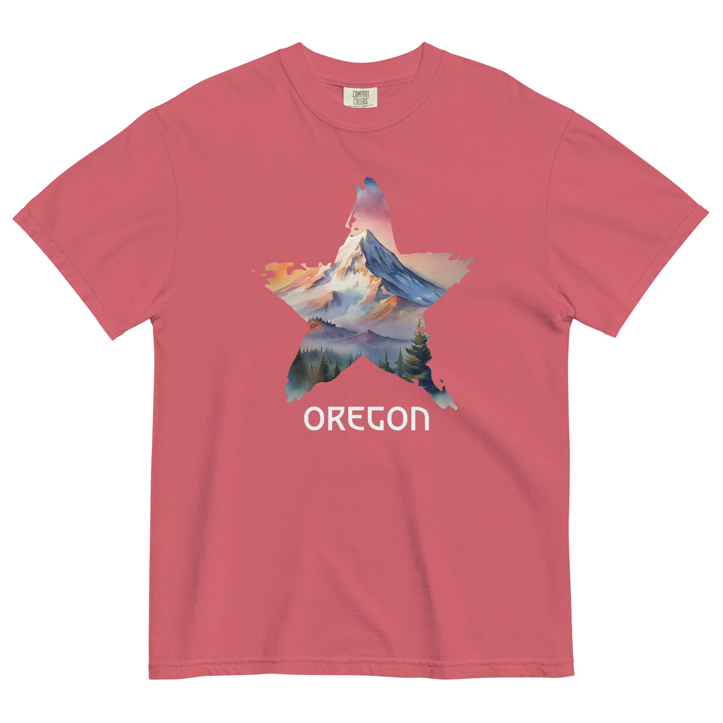 OREGON STAR - COMFOR COLORS - Unisex garment-dyed heavyweight t-shirt