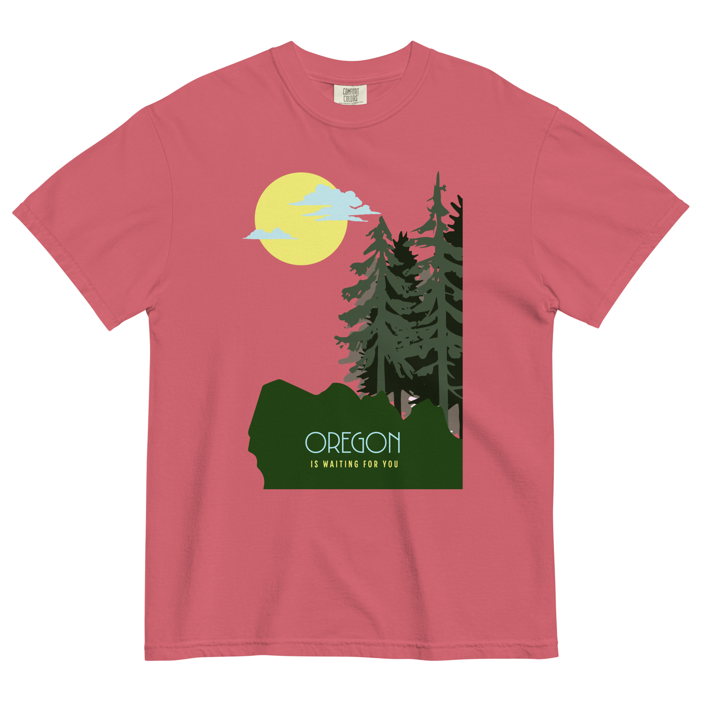 OREGON IS WAITING FOR YOU - Comfort Colors - Unisex garment-dyed heavyweight t-shirt