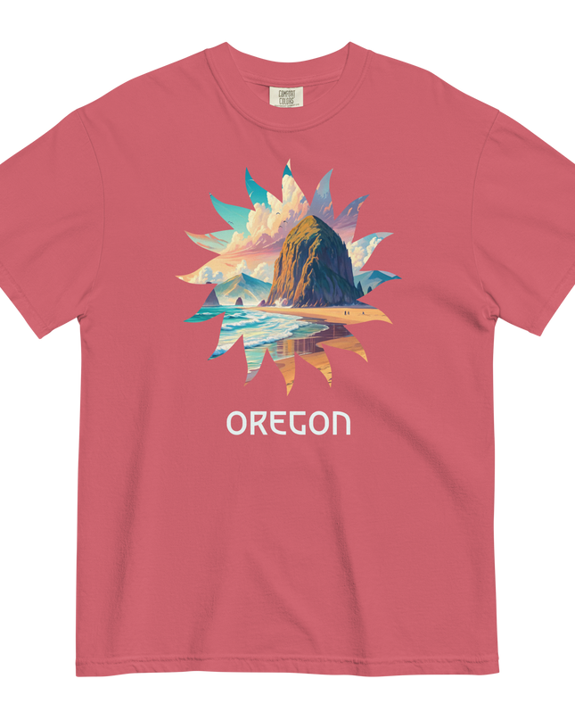 OREGON BEACHES - COMFORT COLORS - Unisex garment-dyed heavyweight t-shirt
