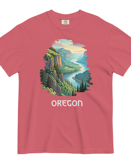 OREGON GORGE - COMFORT COLORS - Unisex garment-dyed heavyweight t-shirt