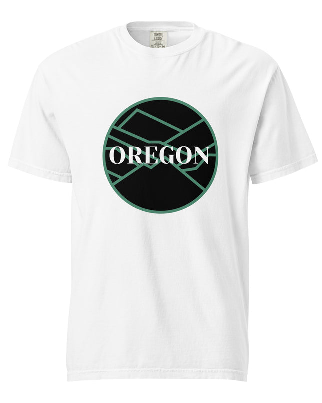 OREGON - Unisex garment-dyed heavyweight t-shirt