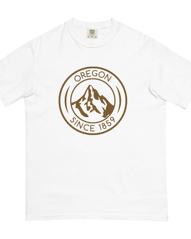 OREGON SINCE 1859 - BROWN - Comfort Colors - Unisex garment-dyed heavyweight t-shirt