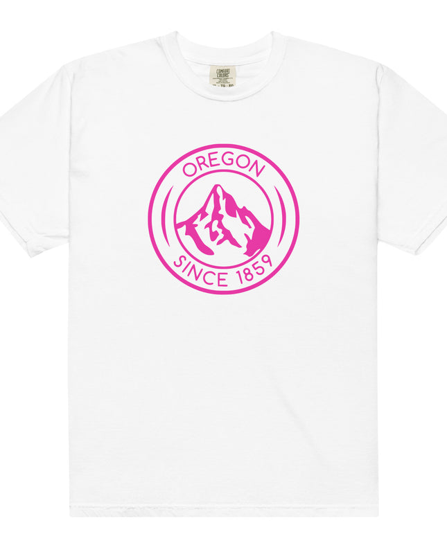 OREGON SINCE 1859 - HOT PINK - Comfort Colors - Unisex garment-dyed heavyweight t-shirt