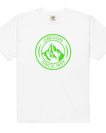 OREGON SINCE 1859 - LIME - Comfort Colors - Unisex garment-dyed heavyweight t-shirt