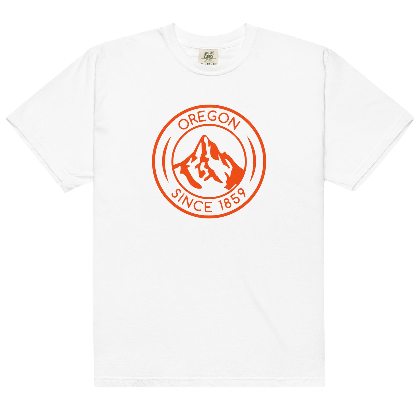 OREGON SINCE 1859 - ORANGE - Comfort Colors - Unisex garment-dyed heavyweight t-shirt