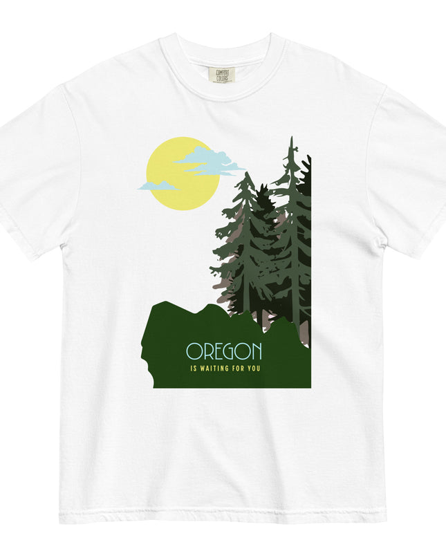 OREGON IS WAITING FOR YOU - Comfort Colors - Unisex garment-dyed heavyweight t-shirt